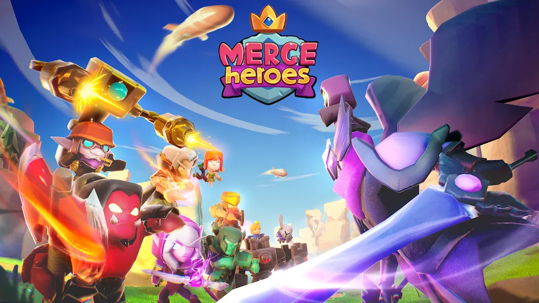 Merge Heroes: Tower Defense (Мердж Хероес)  [МОД Бесконечные монеты] Screenshot 1