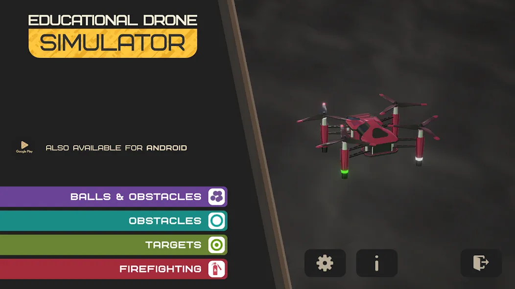 Edu Drone Simulator  [МОД Бесконечные деньги] Screenshot 1