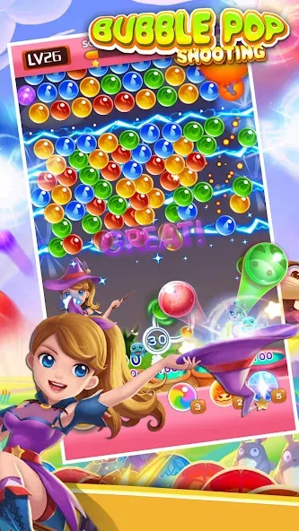 Bubble Pop - Classic Bubble Sh (Бабл Поп)  [МОД Mega Pack] Screenshot 1