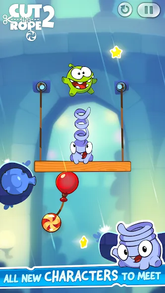 Cut the Rope 2 (Кат зе Роуп 2)  [МОД Бесконечные деньги] Screenshot 4