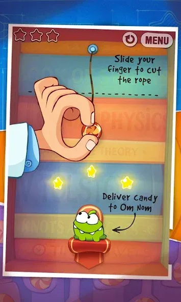 Cut the Rope: Experiments (Кат зе Роуп)  [МОД Unlocked] Screenshot 5