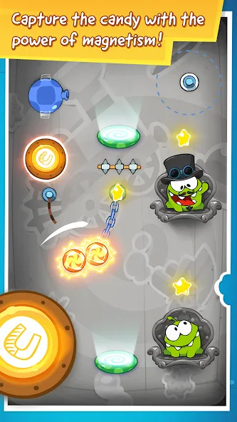 Cut the Rope: Time Travel (Сат зе Роуп)  [МОД Все открыто] Screenshot 2