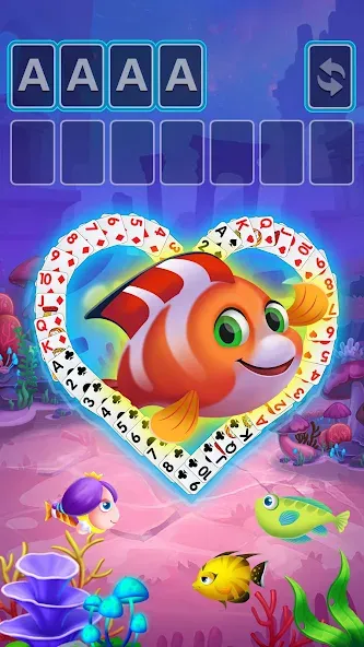 Solitaire Fish Klondike Card (Солитер Карточная игра Клондайк Фиш)  [МОД Unlimited Money] Screenshot 4