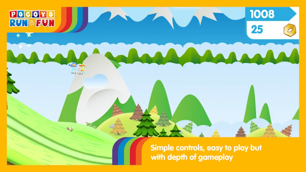 Pocoyo Run & Fun: Cartoon Jump  [МОД Бесконечные монеты] Screenshot 3