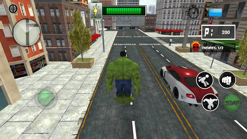 Monster Superhero: Green Fight  [МОД Mega Pack] Screenshot 5