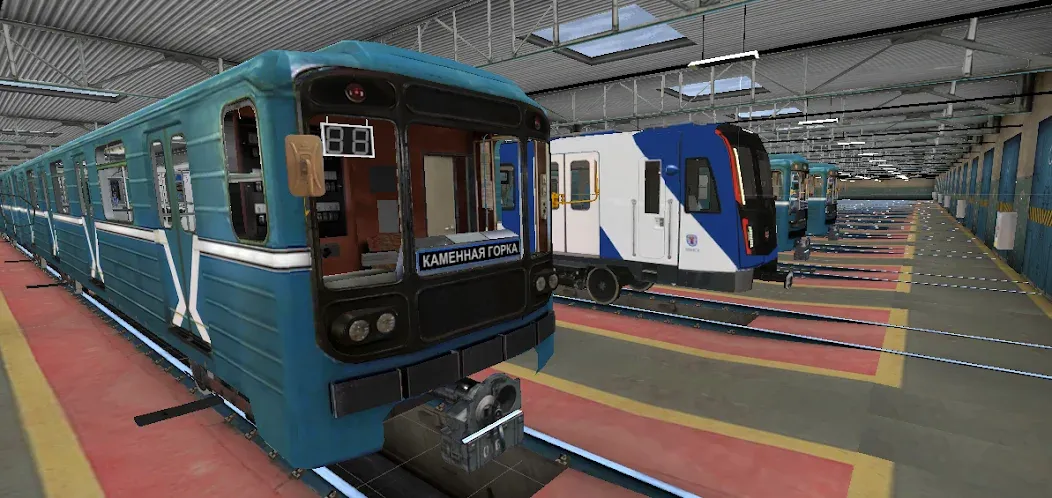 Minsk Subway Simulator  [МОД Все открыто] Screenshot 1