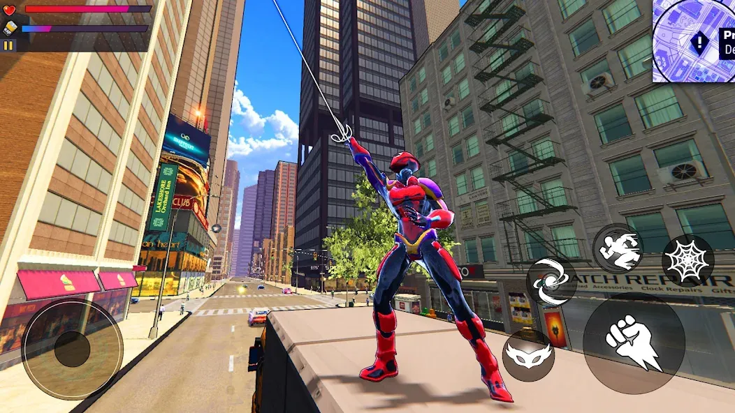 Spider Hero:Super City Hero (пайдер Хиро)  [МОД Все открыто] Screenshot 5