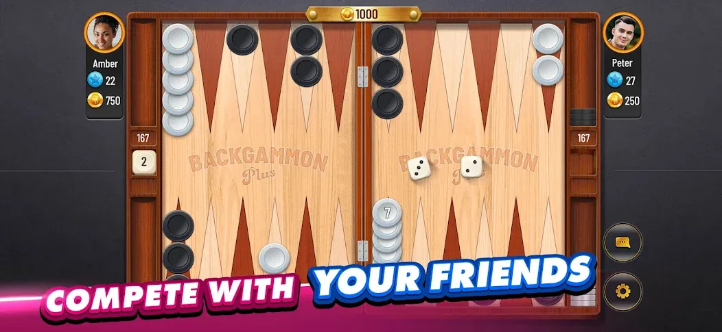 Backgammon Plus - Board Game (Бэкгаммон Плюс)  [МОД Unlocked] Screenshot 2