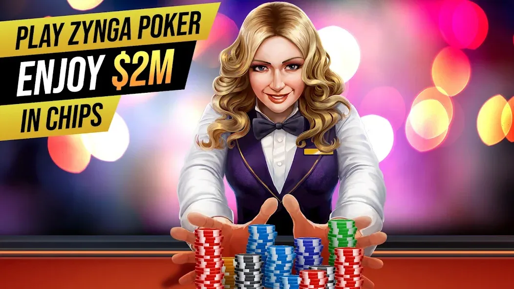 Zynga Poker ™ – Texas Holdem (Зинга Покер)  [МОД Mega Pack] Screenshot 2