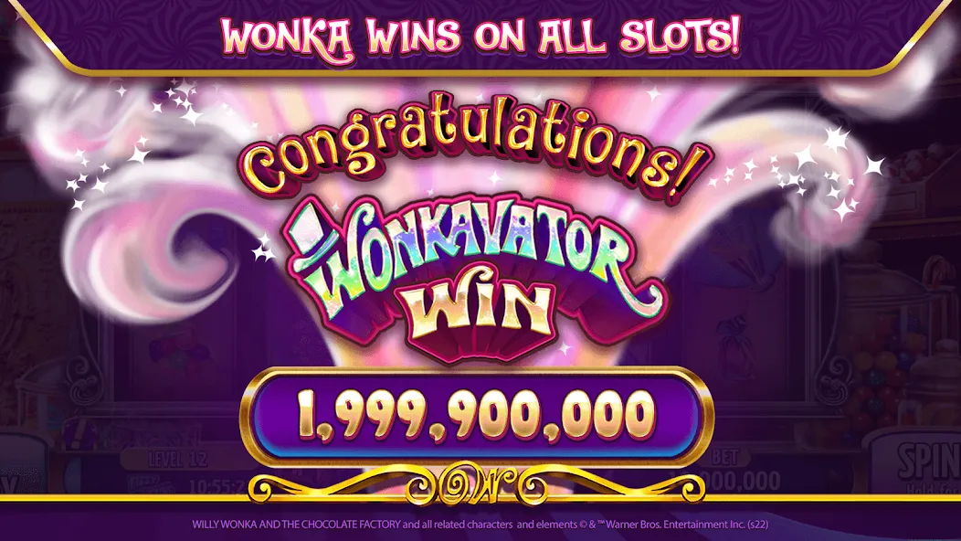 Willy Wonka Vegas Casino Slots (Вилли Вонка Вегас Казино Слоты)  [МОД Бесконечные деньги] Screenshot 1