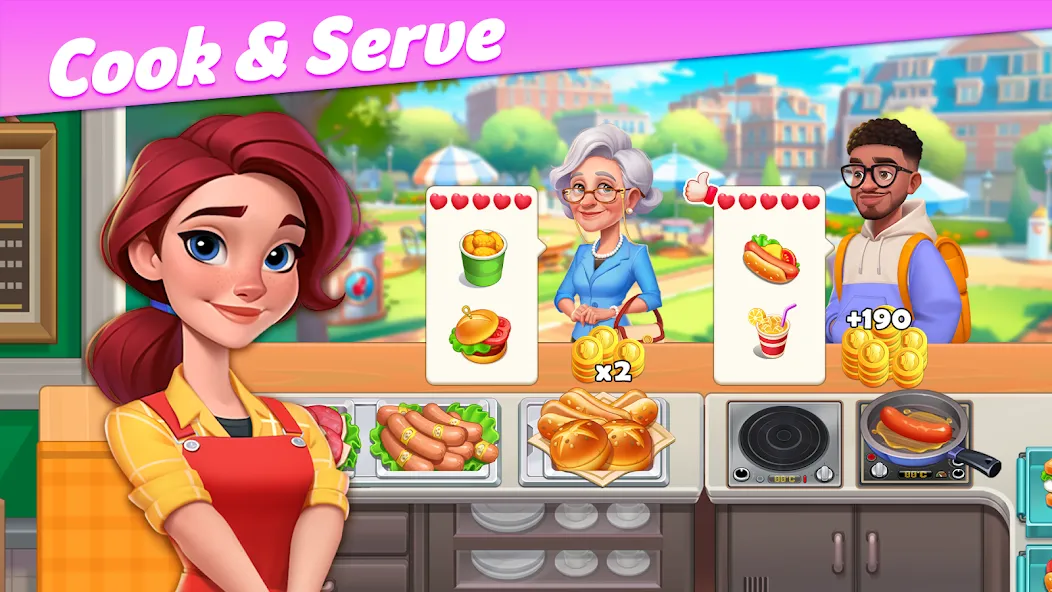 Restaurant Rescue - Food Games (Ресторанный спасатель)  [МОД Много денег] Screenshot 4