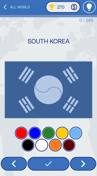 The Flags of the World Quiz  [МОД Бесконечные монеты] Screenshot 2