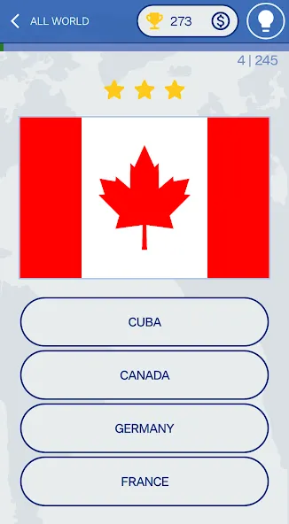 The Flags of the World Quiz  [МОД Бесконечные монеты] Screenshot 3