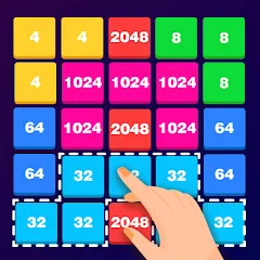 Скачать взломанную 2248 Number block puzzle 2048 (Две тысячи двести сорок восемь)  [МОД Unlocked] - последняя версия apk на Андроид