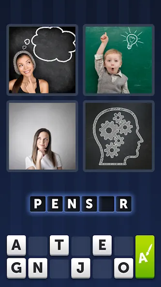 4 Images 1 Mot (Имаджес 1 Мот)  [МОД Бесконечные монеты] Screenshot 1