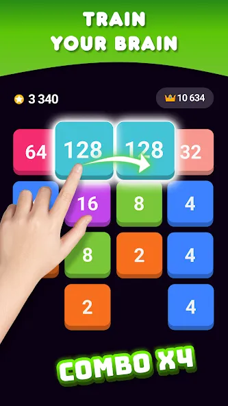 2048: Puzzle Game! Merge Block (Две тысячи сорок восемь)  [МОД Все открыто] Screenshot 5