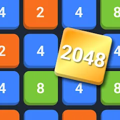 Взломанная 2048: Puzzle Game! Merge Block (Две тысячи сорок восемь)  [МОД Все открыто] - последняя версия apk на Андроид