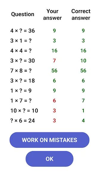 Multiplication Games Math quiz  [МОД Много денег] Screenshot 4