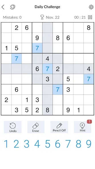 Sudoku - Classic Sudoku Puzzle  [МОД Меню] Screenshot 1