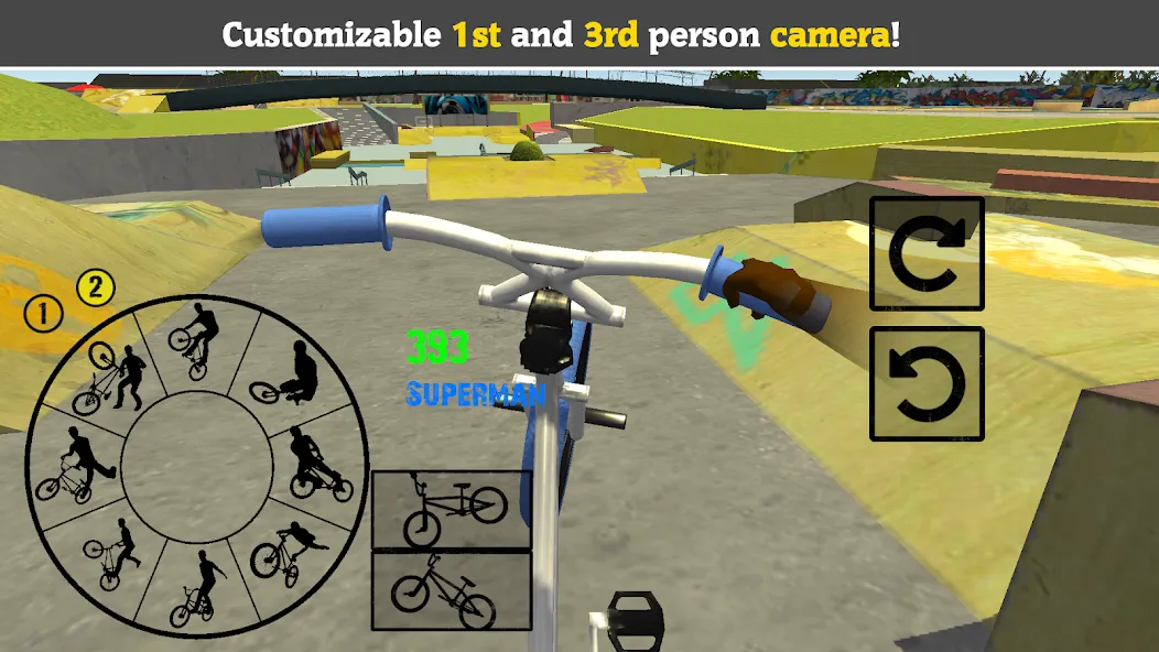 BMX FE3D 2 (БМХ ФЭ3Д 2)  [МОД Много денег] Screenshot 2