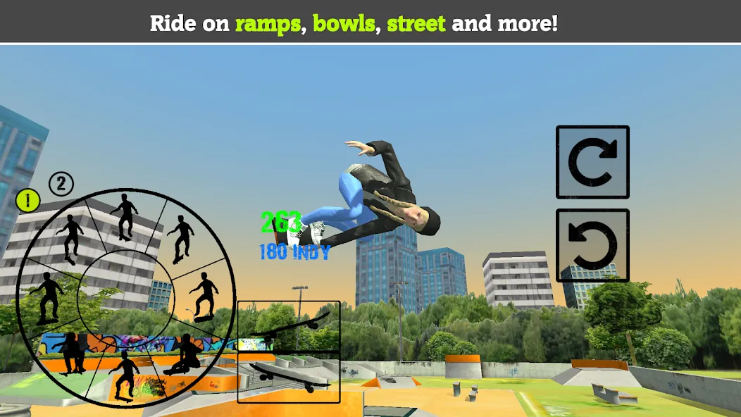 Skateboard FE3D 2 (Скейтборд 3D 2)  [МОД Много монет] Screenshot 5