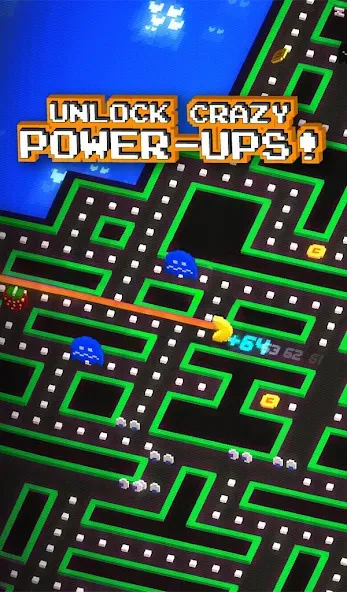 PAC-MAN 256 - Endless Maze (ПАК)  [МОД Mega Pack] Screenshot 5