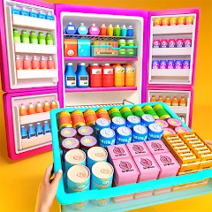 Скачать взлом Fill Up Fridge：Organizing Game  [МОД Бесконечные монеты] - последняя версия apk на Андроид