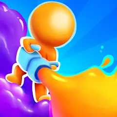 Взломанная Dye Hard - Color War (Дай Хард)  [МОД Unlimited Money] - стабильная версия apk на Андроид