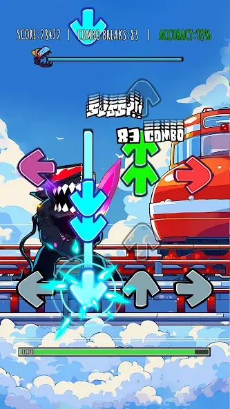 Music Rhythm Battle Night  [МОД Все открыто] Screenshot 1