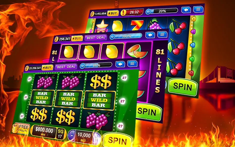 Slots - Casino Slot Machines  [МОД Меню] Screenshot 4