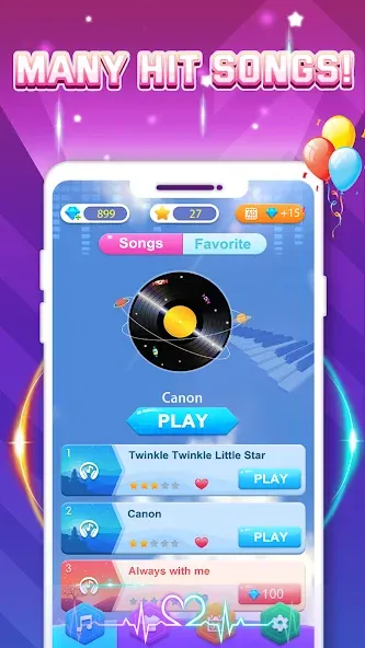 Piano Game: Classic Music Song  [МОД Unlocked] Screenshot 5