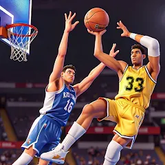 Взломанная Dunk Smash: Basketball Games (Баскетбольные игры)  [МОД Бесконечные монеты] - стабильная версия apk на Андроид