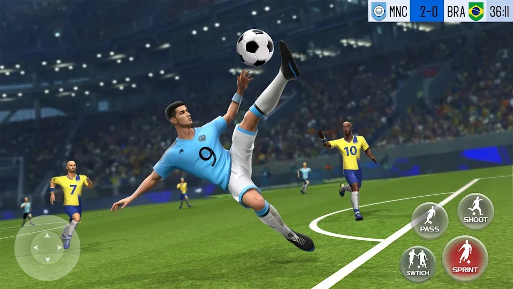 Play Football: Soccer Games (тар Футбол 23)  [МОД Все открыто] Screenshot 1