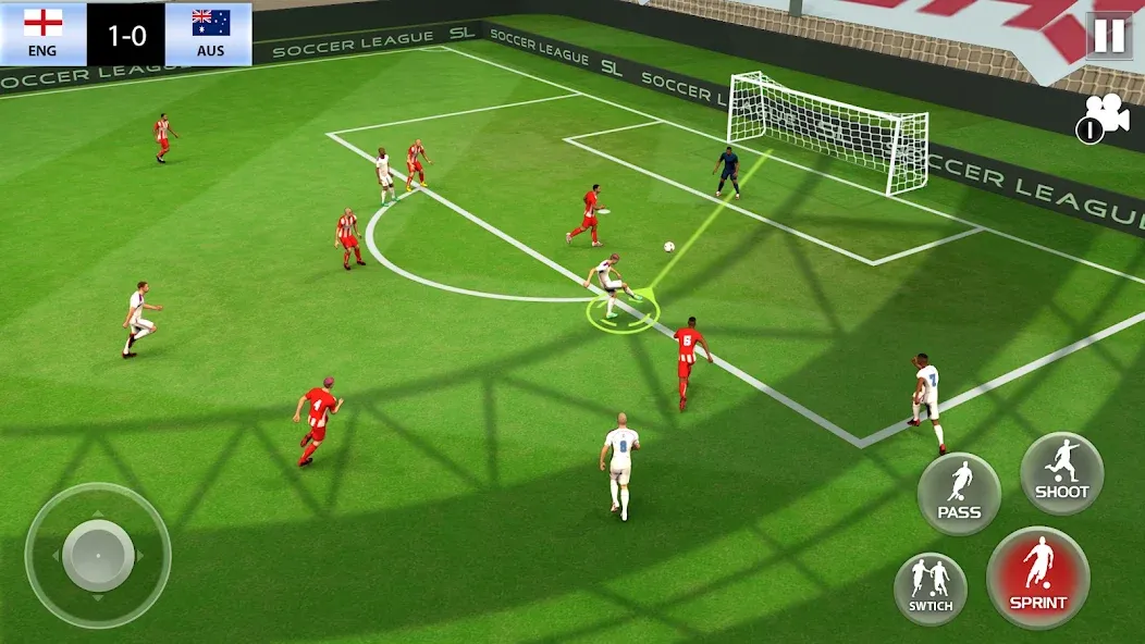 Play Football: Soccer Games (тар Футбол 23)  [МОД Все открыто] Screenshot 2