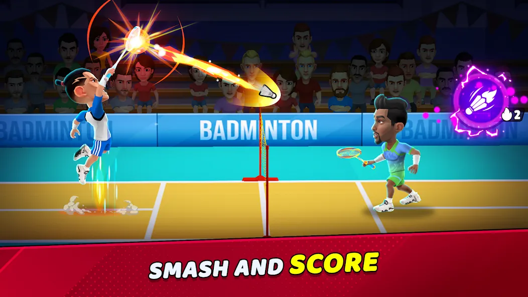 Badminton Clash 3D (Бадминтон Клаш 3D)  [МОД Все открыто] Screenshot 1