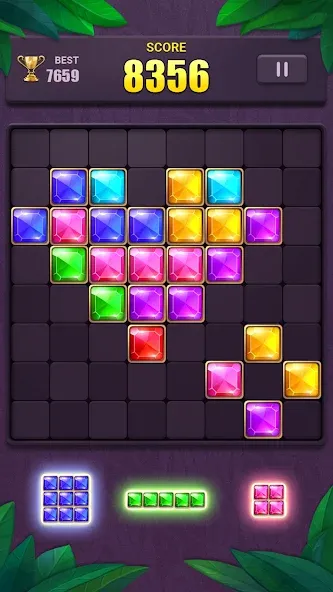 Block Puzzle: Jewel Blast Game  [МОД Mega Pack] Screenshot 1