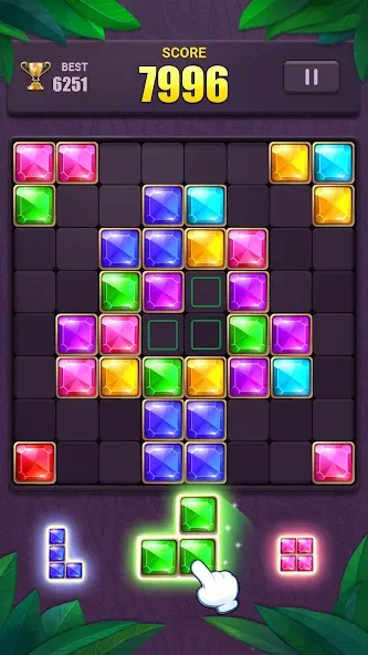 Block Puzzle: Jewel Blast Game  [МОД Mega Pack] Screenshot 2