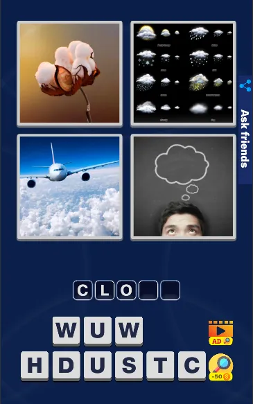 4 Pics 1 Word Quiz Game  [МОД Бесконечные деньги] Screenshot 3