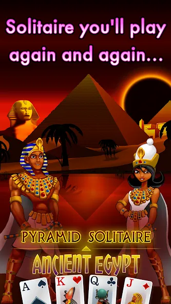 Pyramid Solitaire - Egypt (Пирамиды пасьянс)  [МОД Бесконечные деньги] Screenshot 2