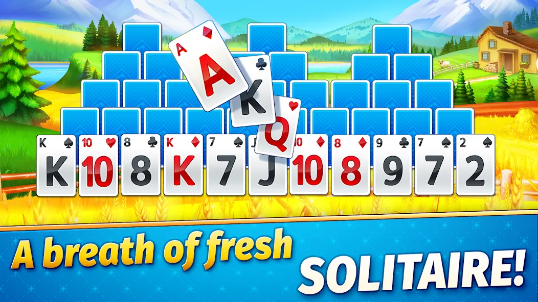 Solitaire Golden Prairies  [МОД Menu] Screenshot 1