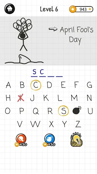 Hangman Words:Two Player Games  [МОД Бесконечные деньги] Screenshot 5