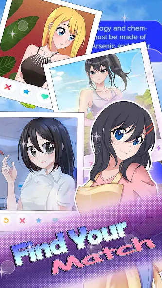 HaremKing - Waifu Dating Sim (ХаремКинг)  [МОД Меню] Screenshot 4