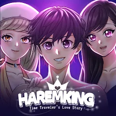 Скачать взломанную HaremKing - Waifu Dating Sim (ХаремКинг)  [МОД Меню] - последняя версия apk на Андроид