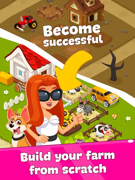 Idle Farm Game Offline Clicker  [МОД Menu] Screenshot 5