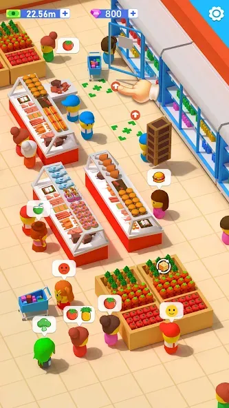 My Idle Supermarket Simulator (Мой Айдл Стор)  [МОД Unlimited Money] Screenshot 4