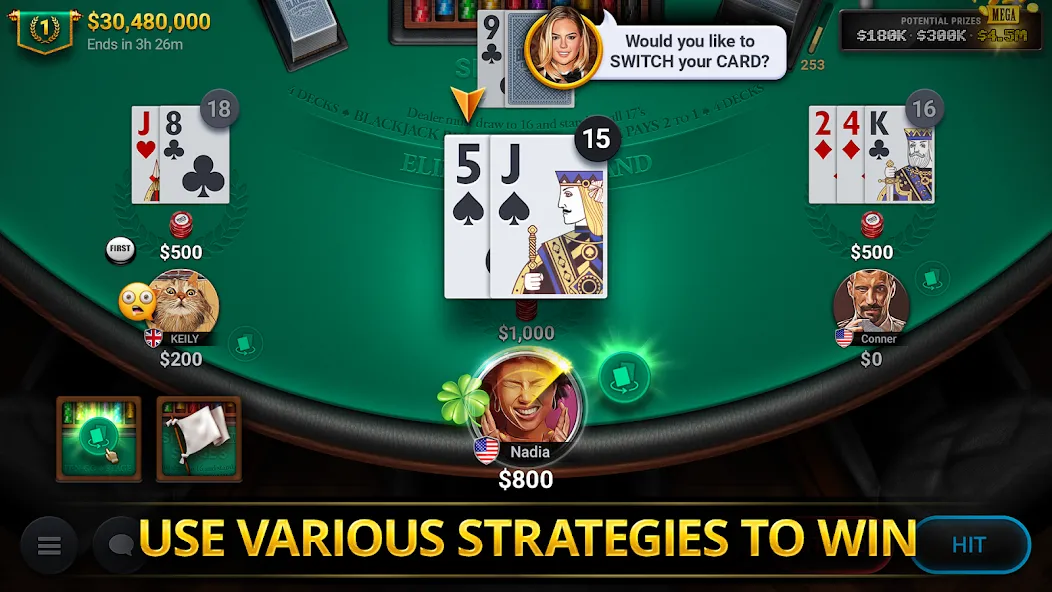 Blackjack Championship (Блэкджек Чемпионат)  [МОД Menu] Screenshot 3