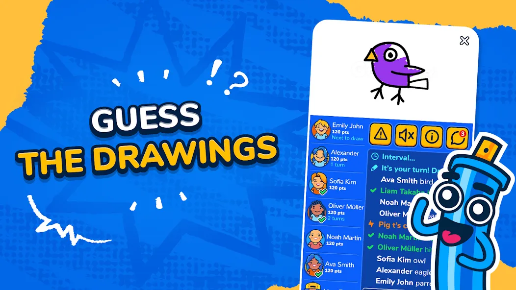 Gartic.io - Draw, Guess, WIN  [МОД Бесконечные деньги] Screenshot 1