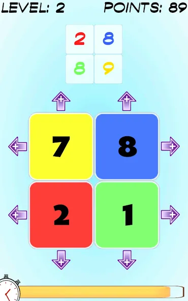 Squademath - numbers challenge (Скуадематх)  [МОД Unlimited Money] Screenshot 1