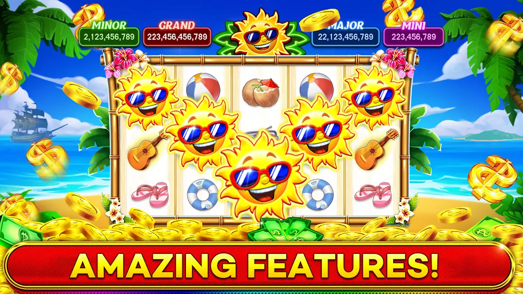 Jackpot Boom Casino Slot Games (Джекпот Бум Казино Игры на Слотмашинах)  [МОД Mega Pack] Screenshot 4