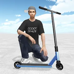 Скачать взломанную Scooter Space (кутер Спейс)  [МОД Menu] - последняя версия apk на Андроид